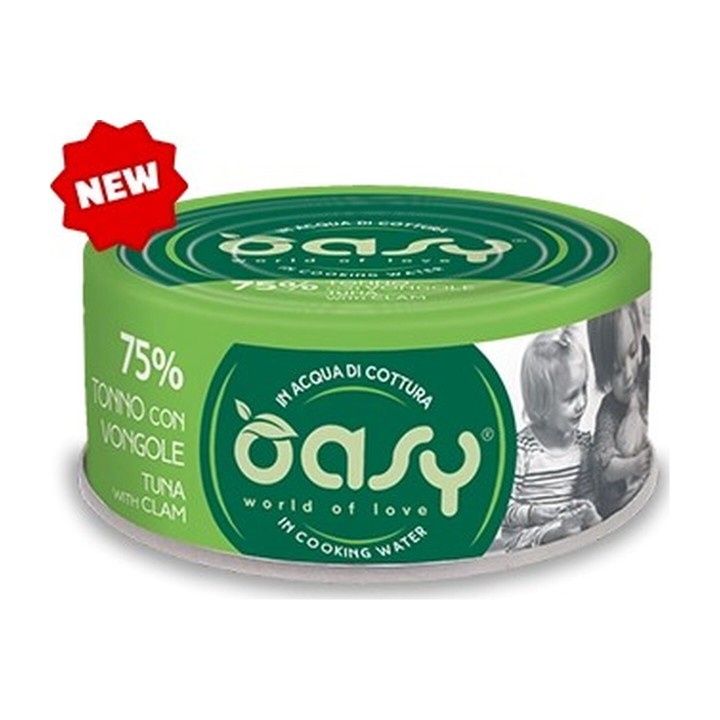 Oasy More Love Lattina Tonno con Vongole 70 g | Zoo Pluto