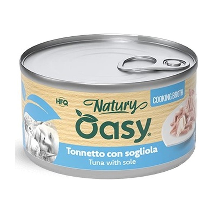 Oasy Natury Cooking Broth Tonnetto con Sogliola 85 g