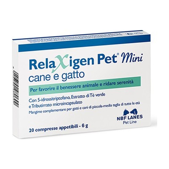 NBF Lanes Relaxigen Pet Mini 20 compresse | Zoo Pluto