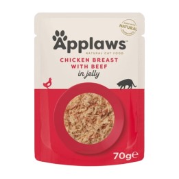 Applaws Bustina in Gelatina con Petto di Pollo e Manzo 70 g