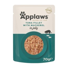 Applaws Bustina in Gelatina con Filetto di Tonno e Sgombro