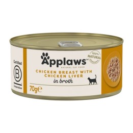 Applaws Lattina in Brodo con Petto di Pollo e Fegato di