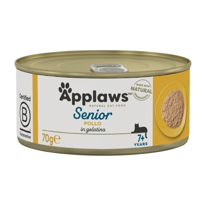 Applaws Senior Lattina in Gelatina con Pollo 70 g