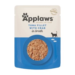 Applaws Bustina in Brodo con Filetto di Tonno e Granchio 70