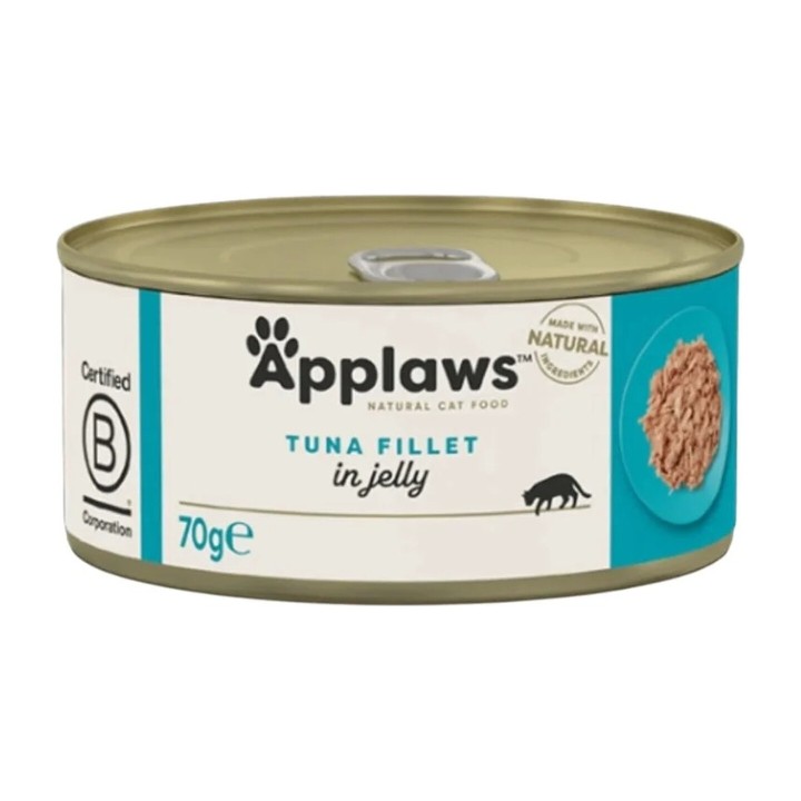 Applaws Lattina in Gelatina con Filetto di Tonno 70 g