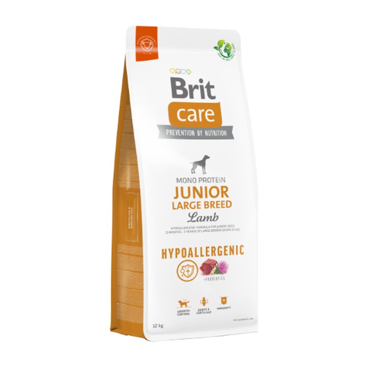 Brit Care Hypoallergenic Junior Taglia Grande Agnello 3 kg