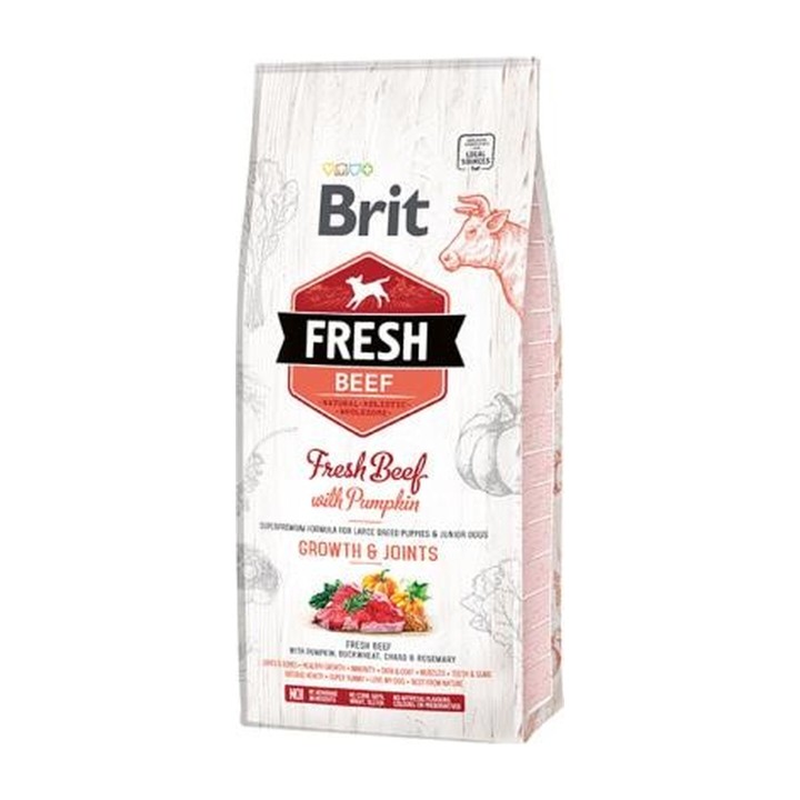 Brit Fresh Manzo e Zucca Puppy Taglia Grande 12 kg