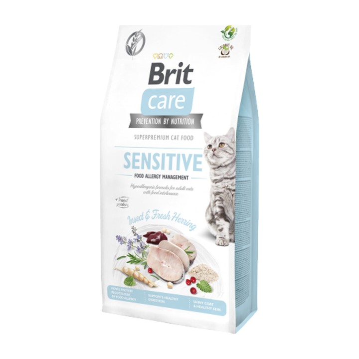 Brit Care Cat Grain Free Sensitive Food Allergy Man. Insetti