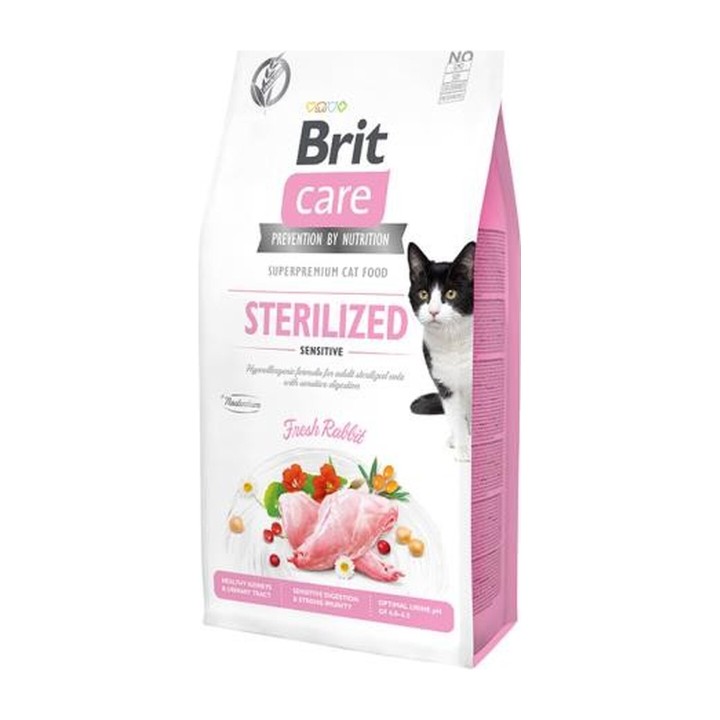 Brit Care Cat Grain Free Sterilizzato Sensitive Coniglio 2