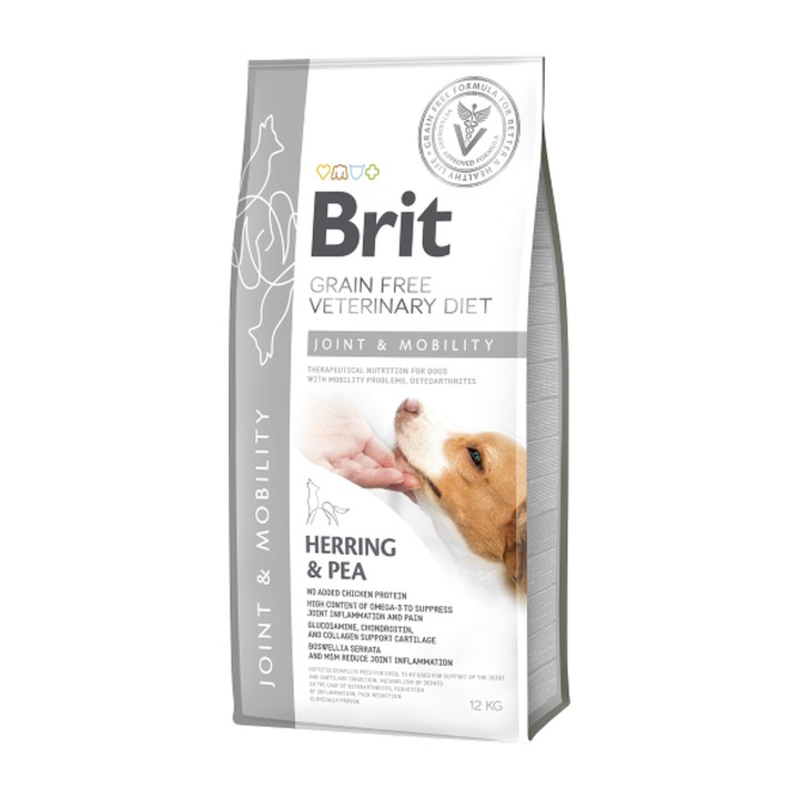 Brit Veterinary Diet Grain Free Dog Mobility 12 kg