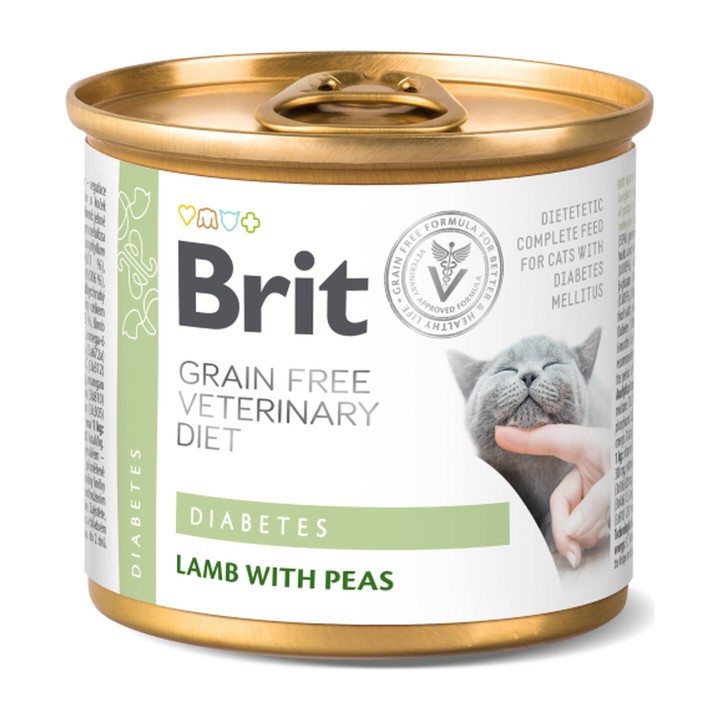 Brit Veterinary Diet Grain Free Cat Diabetes 200 g