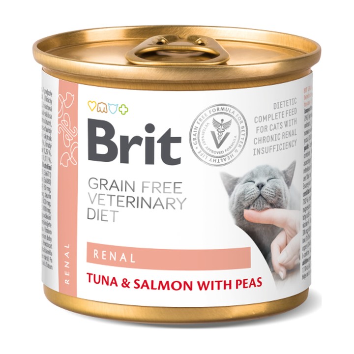 Brit Veterinary Diet Grain Free Cat Renal 200 g | Zoo Pluto
