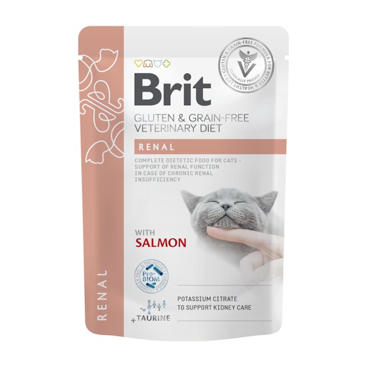 Brit Veterinary Diet Grain Free Cat Renal 85 g | Zoo Pluto