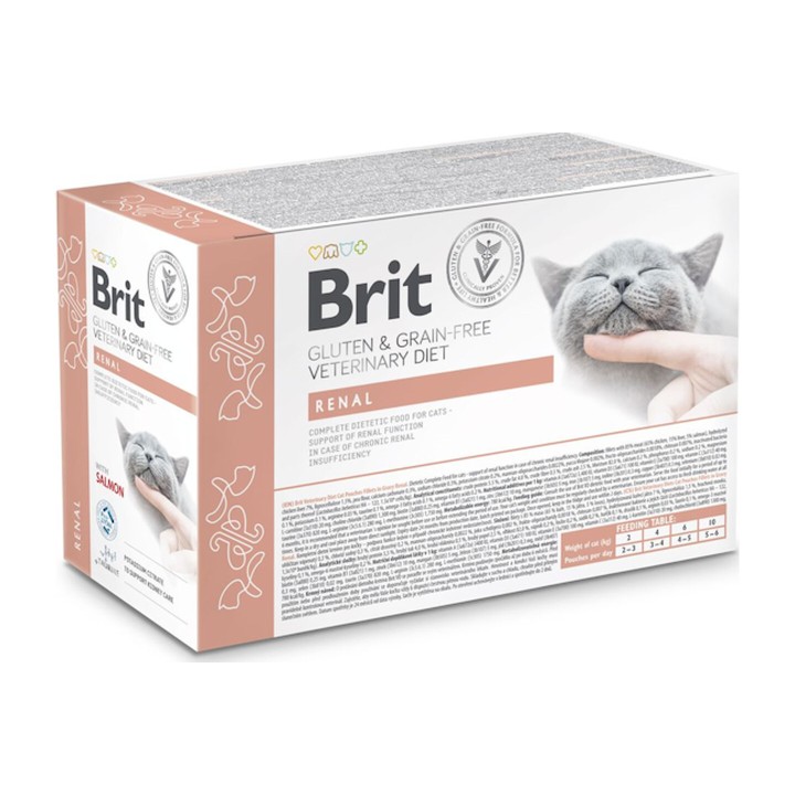 Brit Veterinary Diet Grain Free Cat Renal 85 g | Zoo Pluto