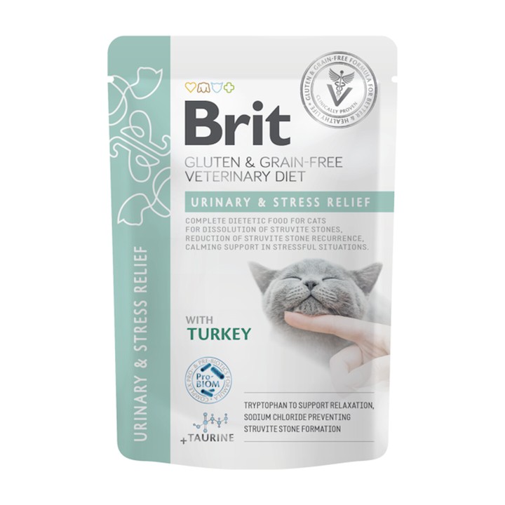 Brit Veterinary Diet Cat Urinary & Stress 85 g | Zoo Pluto