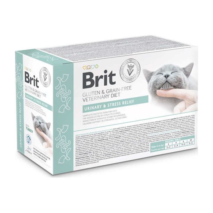 Brit Veterinary Diet Cat Urinary & Stress 85 g | Zoo Pluto