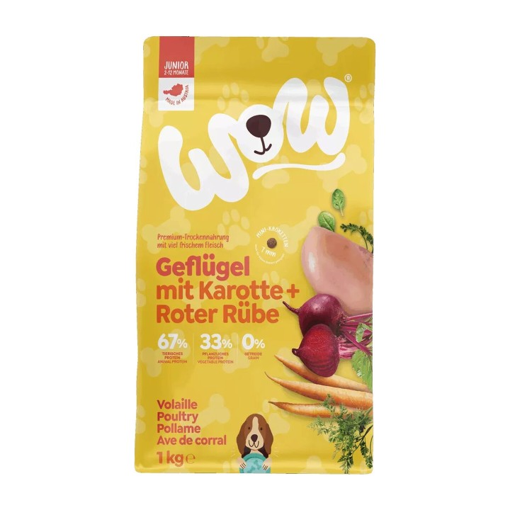 WOW Grain Free Minis Junior Pollame 1 kg | Zoo Pluto