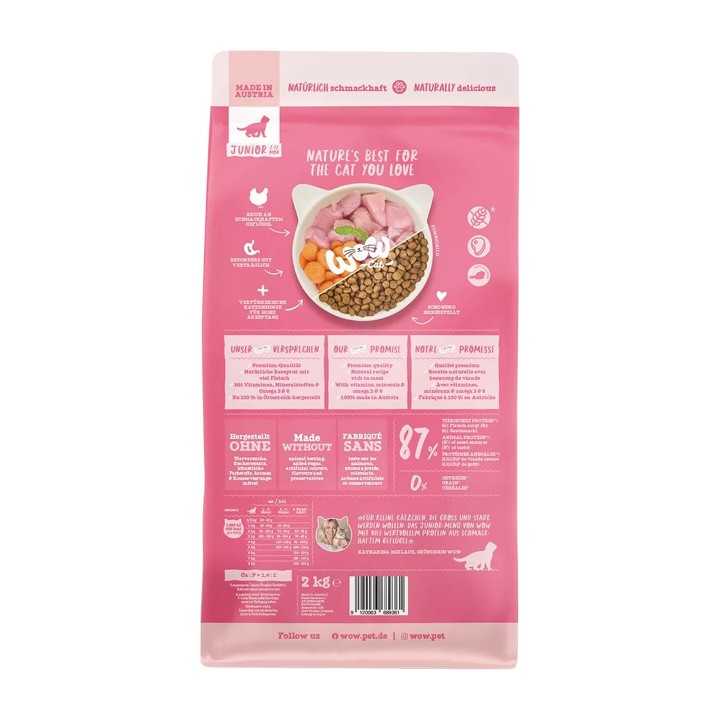 WOW Grain Free Junior Pollame 2 kg | Zoo Pluto