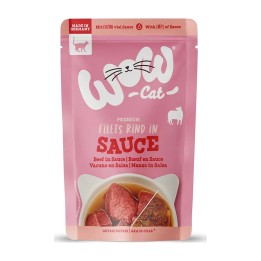 WOW Cat Adult Manzo in salsa 85 g | Zoo Pluto