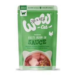 WOW Cat Adult Pollo in salsa (min,) 85 g | Zoo Pluto