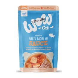 WOW Cat Adult Salmone in salsa 85 g | Zoo Pluto