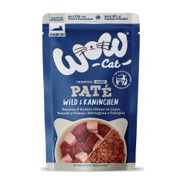 WOW Cat Senior Patè Selvaggina e Coniglio 125 g | Zoo Pluto