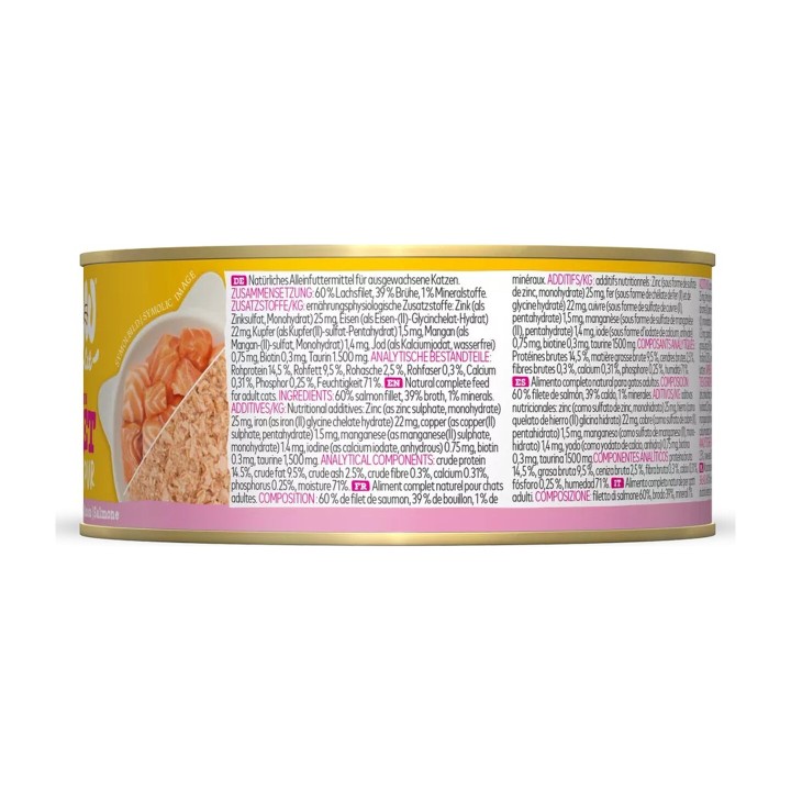 WOW Cat Adulto Filetto di Salmone 70 g | Zoo Pluto