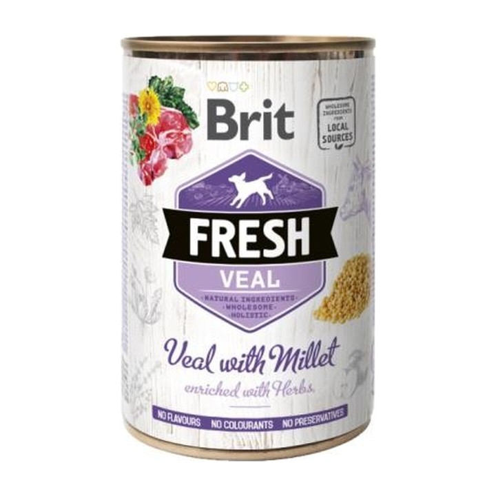Brit Fresh Vitello e Miglio 400 g | Zoo Pluto
