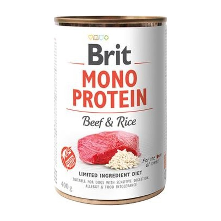 Brit Care Monoproteico Manzo e Riso 400 g | Zoo Pluto