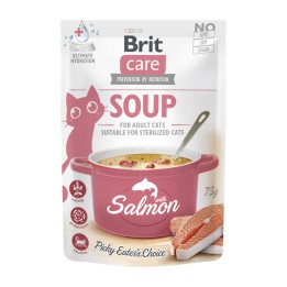 Brit Care Cat Soup Salmone 75 g | Zoo Pluto