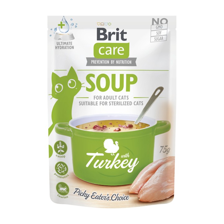Brit Care Cat Soup Tacchino 75 g | Zoo Pluto