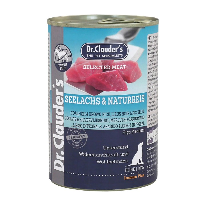 Dr.Clauders Selected Meat Merluzzo e Riso 400 g | Zoo Pluto