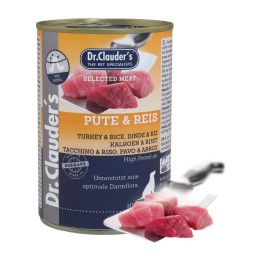 Dr.Clauders Selected Meat Tacchino e Riso 400 g | Zoo Pluto
