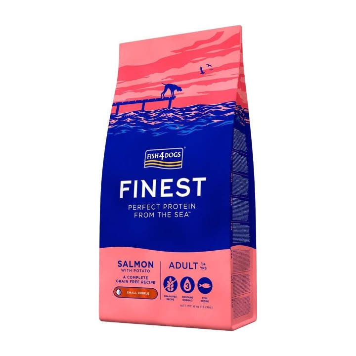 Fish4Dogs Adult Salmon Potato Large Kibble 12 kg