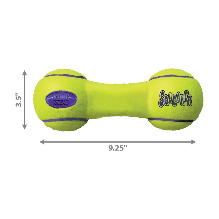 KONG AirDog Squeaker Dumbbell Large | Zoo Pluto