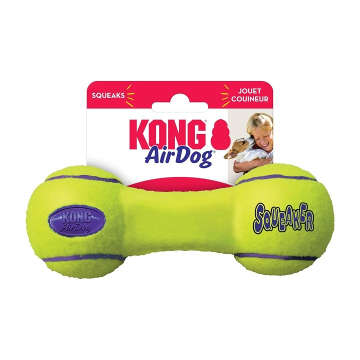 KONG AirDog Squeaker Dumbbell Medium | Zoo Pluto