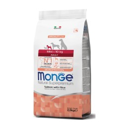 Monge Natural Superpremium Mini Adult Monoprotein Salmone