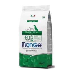 Monge Natural Superpremium Maxi Adult Ricco di Pollo 12 kg