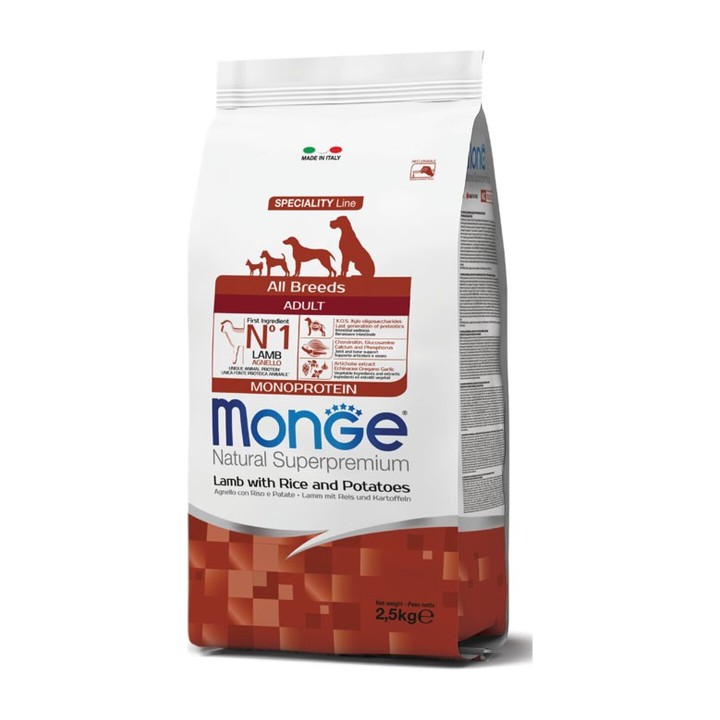 Monge Natural Superpremium All Breeds Adult Monoprotein