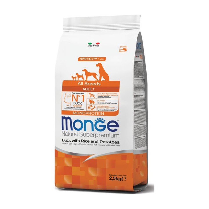 Monge Natural Superpremium All Breeds Adult Monoprotein