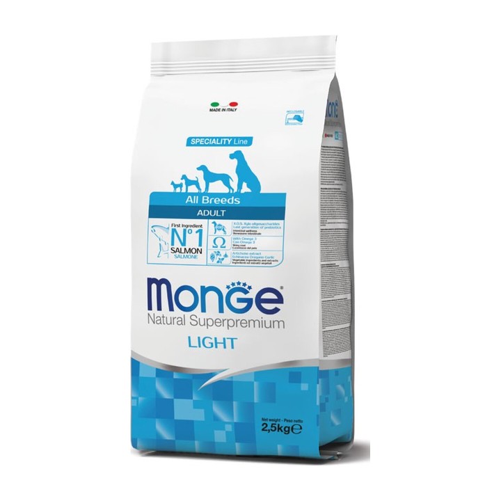 Monge Natural Superpremium All Breeds Adult Light Salmone