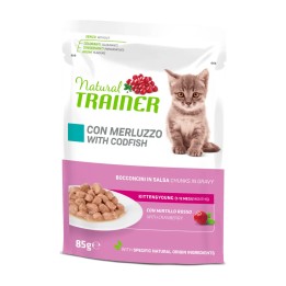Natural Trainer Kitten Merluzzo 85 g | Zoo Pluto