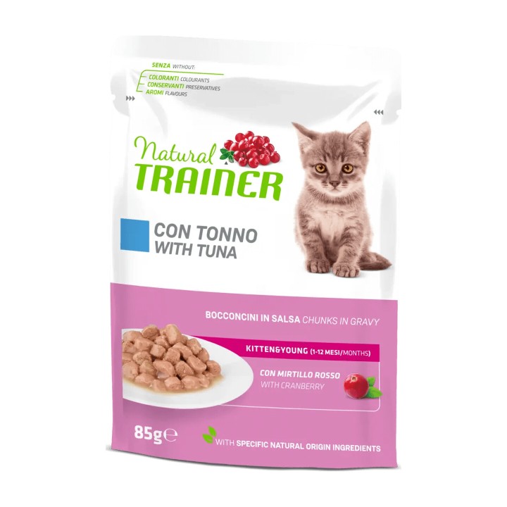 Natural Trainer Kitten Tonno 85 g | Zoo Pluto