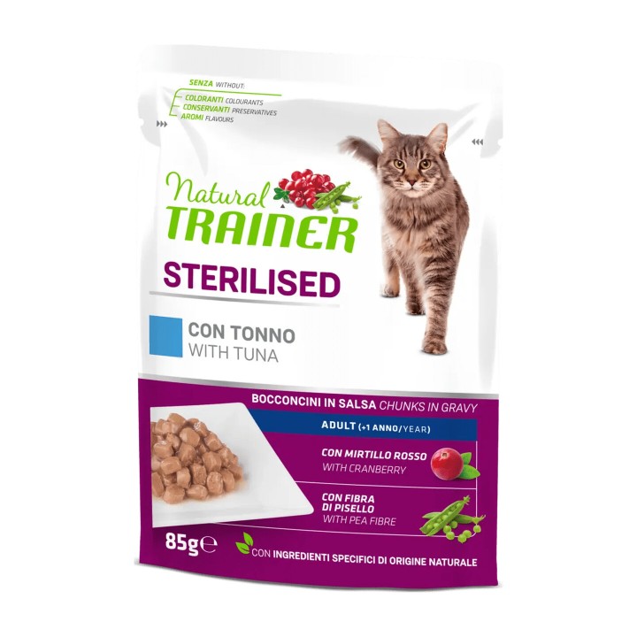 Natural Trainer Sterilised Tonno 85 g | Zoo Pluto
