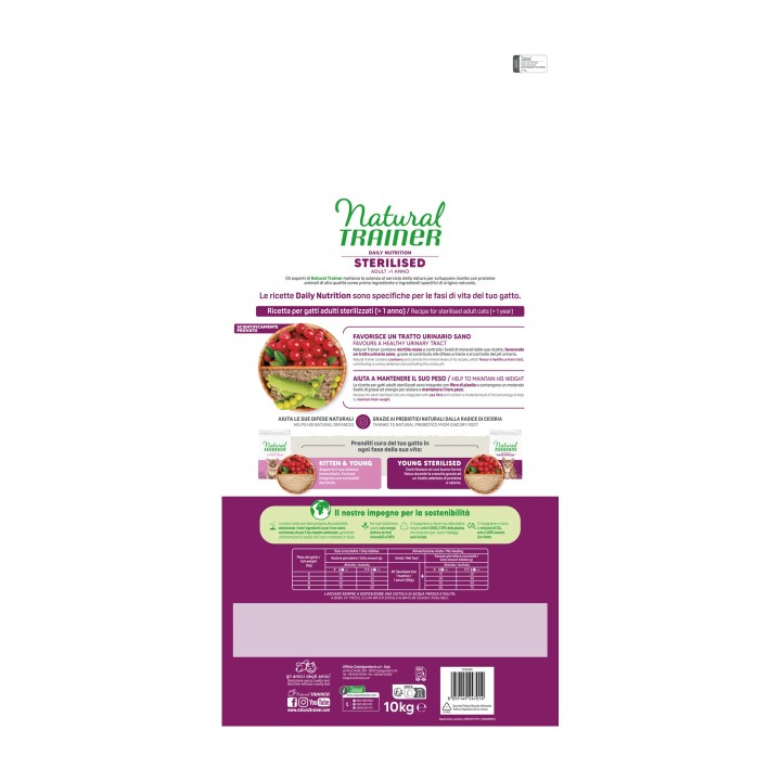 Natural Trainer Sterilised Prosciutto 1,5 kg | Zoo Pluto