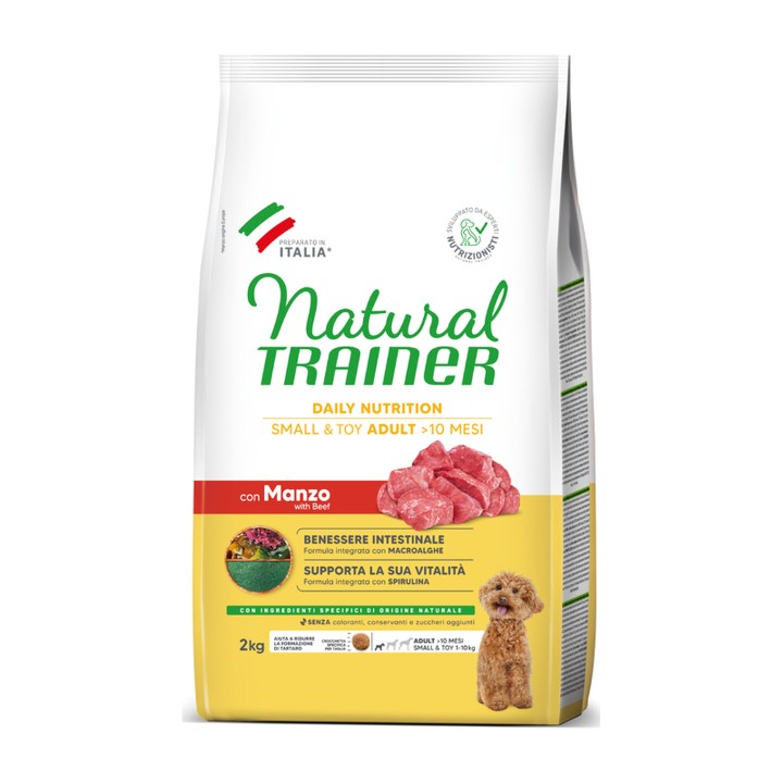 Natural Trainer Mini Adult Manzo 2 kg | Zoo Pluto