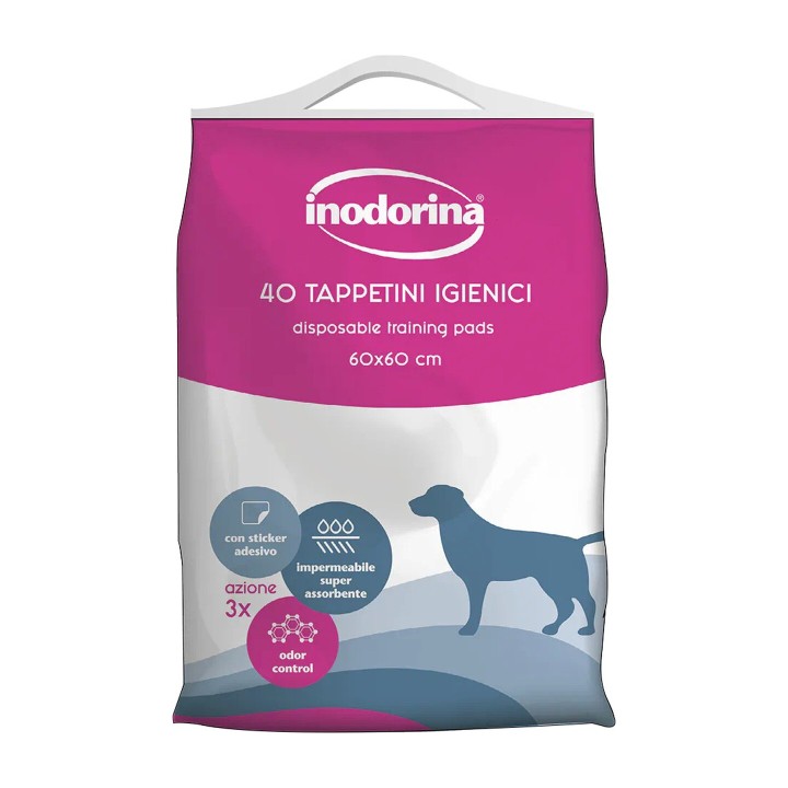 Inodorina Training Tappetini Igienici Neutro 40 pz 60x60 cm