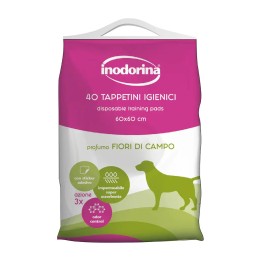 Inodorina Training Tappetini Igienici Fiori di Campo 40 pz
