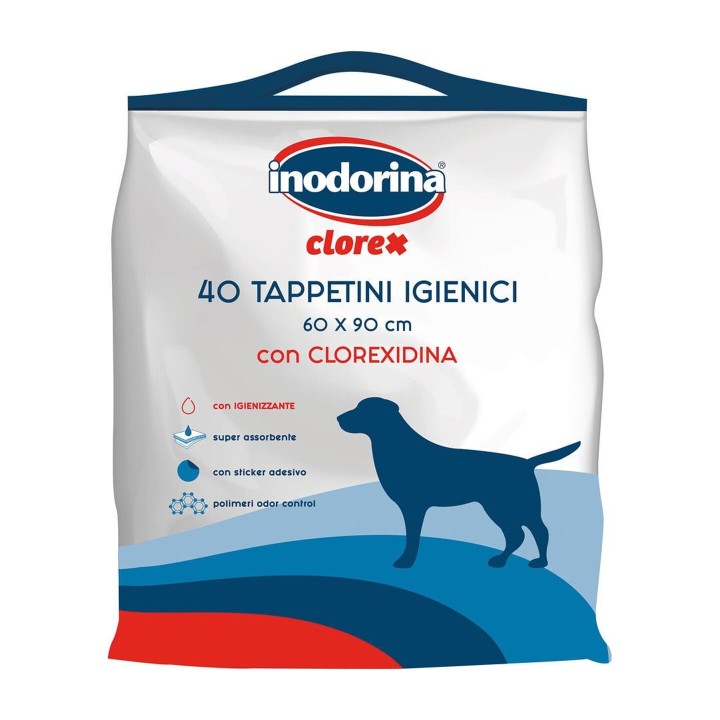 Inodorina Clorex Tappetini Igienici 40 pz 60x90 cm
