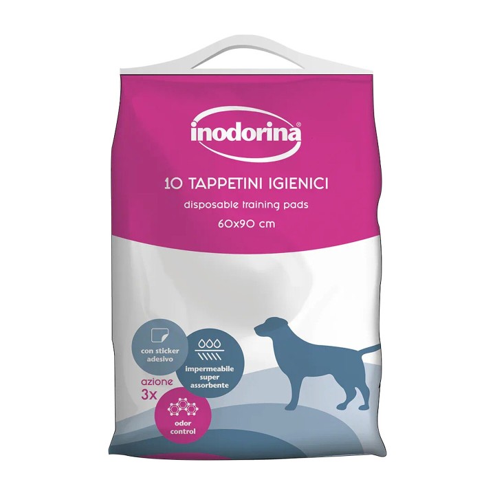 Inodorina Training Tappetini Igienici Neutro 10 pz 60x90 cm